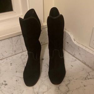 Black Rosegold Boots